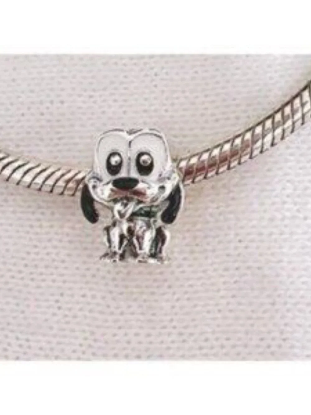 Disney Pluto Charm, Charms for Pandora Bracelet S925 ALE Sterling Silver Charm